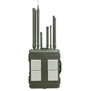 Radio jammer with freely programmable frequency bands for more UAV models.