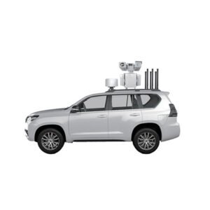 Vehicle-mounted detection and strike system.four-sided phased-array monitoring radar, full-band spectrum detection, optoelectronic tracking system and full-band UAV jamming equipment. simultaneously drone detection and tracking and interference countermeasures.